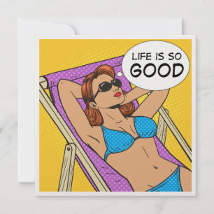 La Vie Est Si Bonne Invitation