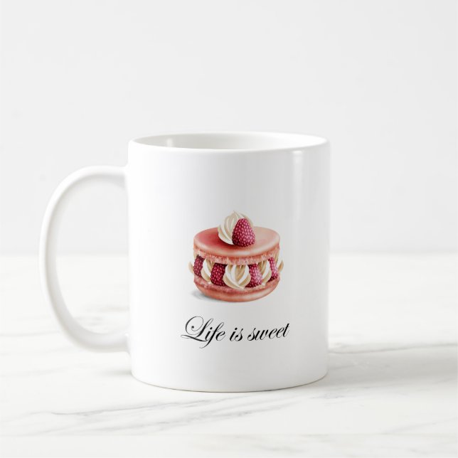 La vie est tasse douce de Macaron (Gauche)
