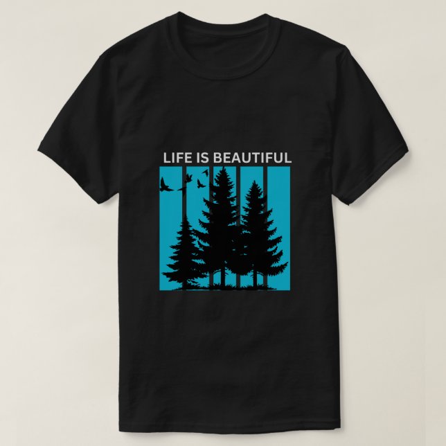 La vie est un beau cadeau parfait pour les t-shirt (Design devant)