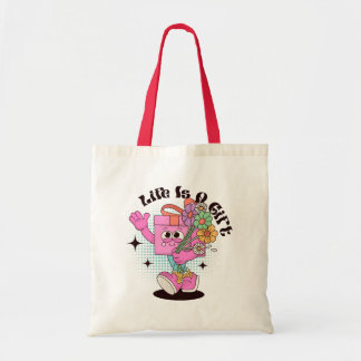 La vie est un cadeau Sac fourre-tout de design rét