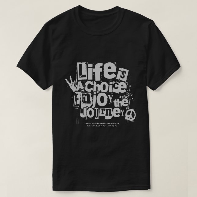 la vie est un choix profiter du voyage T-shirts (Design devant)