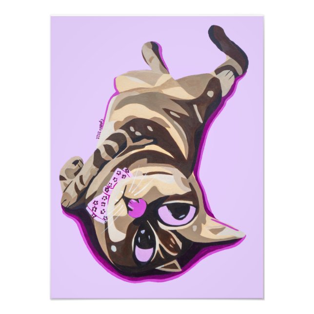 La vie est une bonne impression photo (Devant)