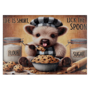 La vie est une planche à découper de vache courte