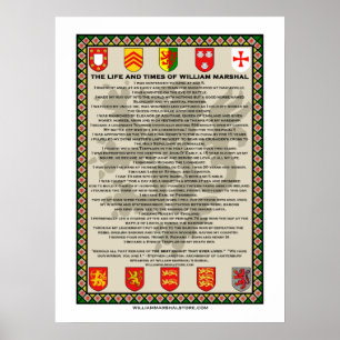 La vie et les temps de William Marshal Poster