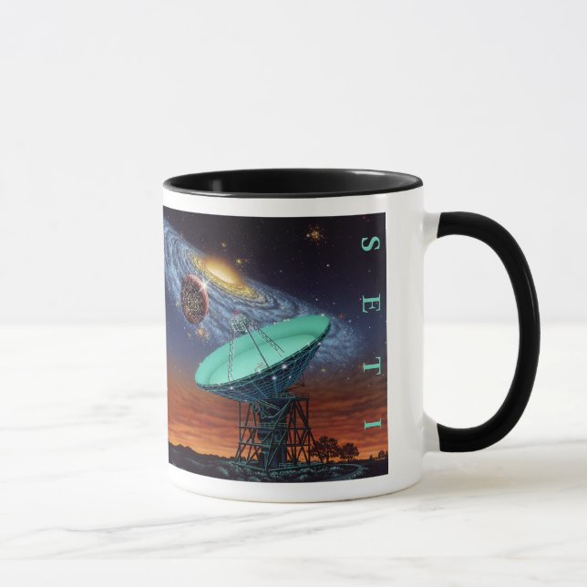 La vie intelligente de recherche dans la tasse de (Droite)