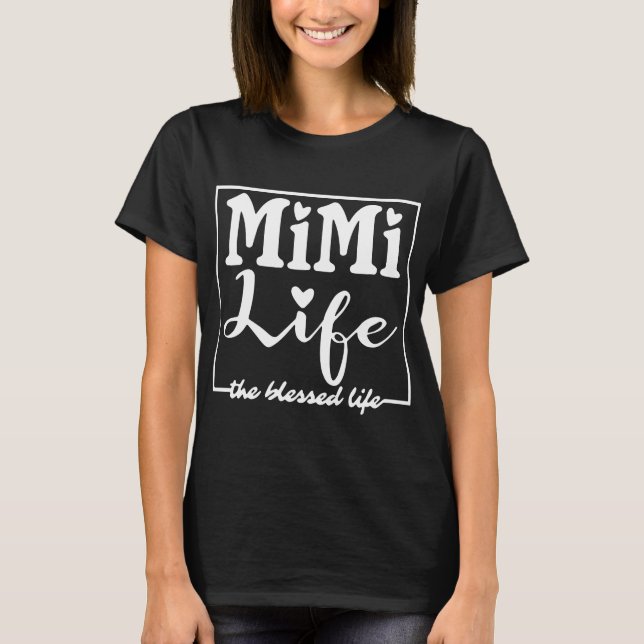 la vie mimi les T-shirts hessed d'épouse de la vie (Devant)