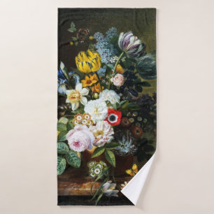La vie morte avec la peinture de fleurs