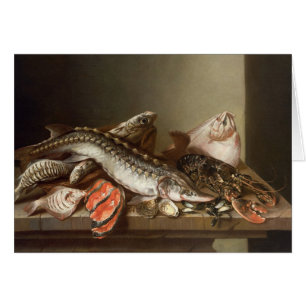 La vie morte du poisson sur une table