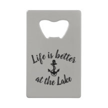 LA VIE nautique EST MEILLEURE AU LAC | Carte de cr