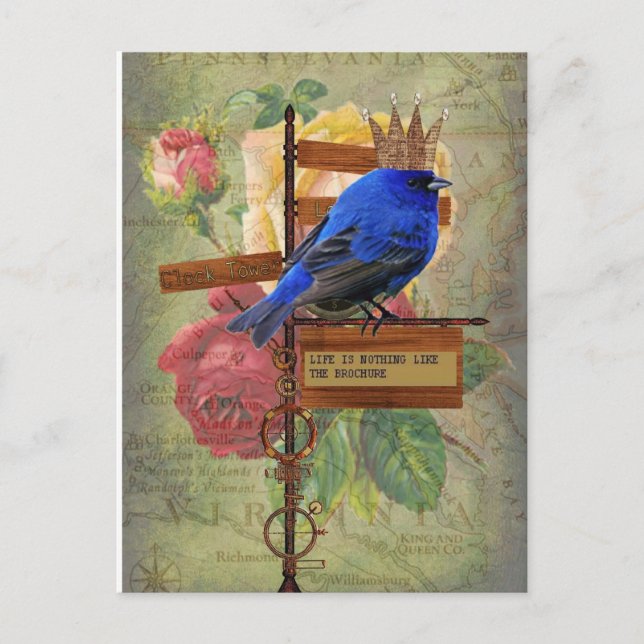 La vie n'est pas comme la carte postale de brochur (Devant)