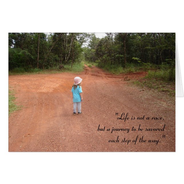 "La vie n'est pas une race..." (Devant Horizontal)