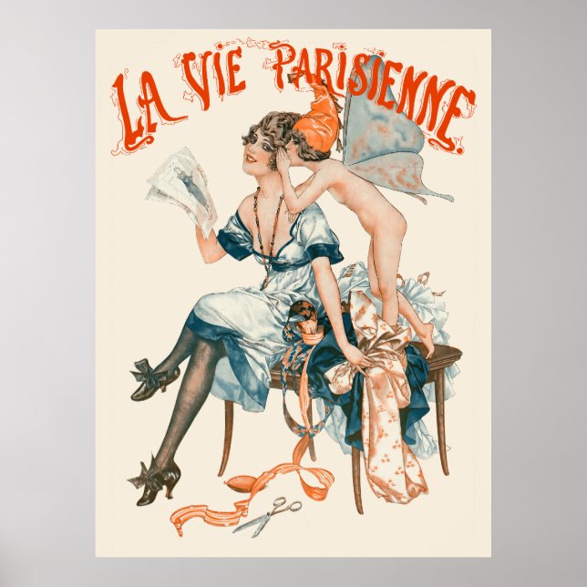La Vie Parisienne - Le choix d'une toilette Poster (Vorne)