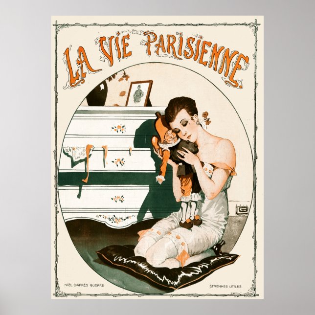 La Vie Parisienne - Noël D'Après Guerre, Étrends Poster (Vorne)