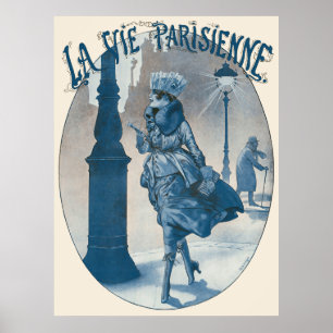 La Vie Parisienne - Paris la nuit Poster