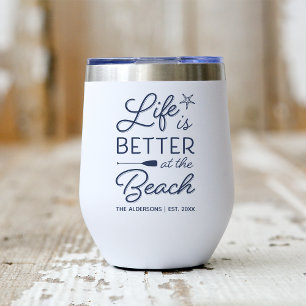 La vie personnalisée est meilleure à la plage