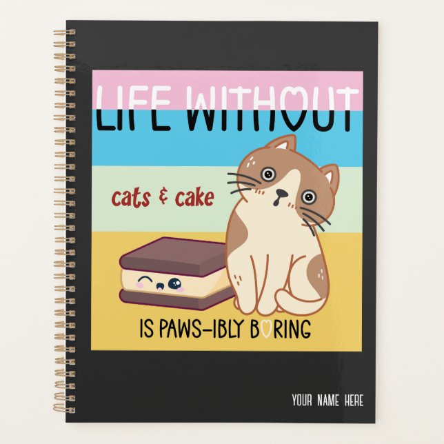 La vie sans chats et gâteaux est ennuyeuse | jeu d (Devant)