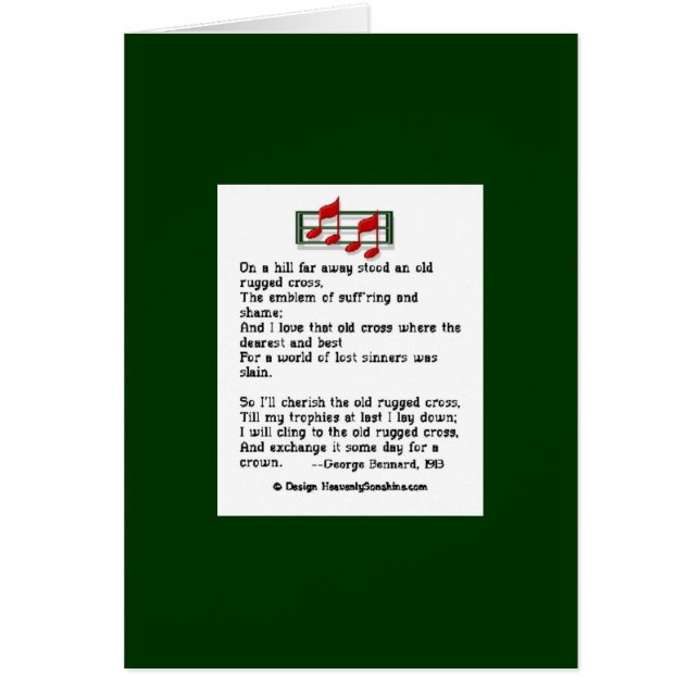 La vieille croix rocailleuse (Devant)