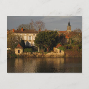 La Vienne Abend Light Postkarte