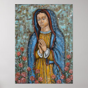 La Vierge de Guadalupe - affiche