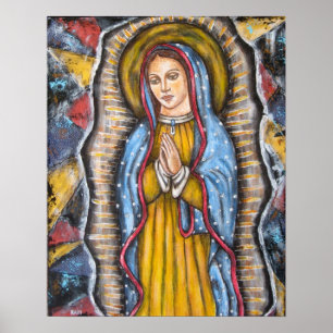 La Vierge de Guadalupe - Poster