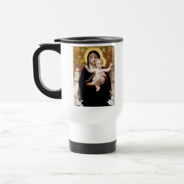 La Vierge de la tasse w/Prayer de voyage de (Gauche)