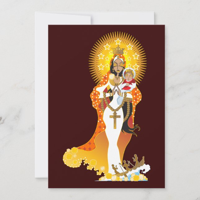 La Virgen de la Caridad del Cobre Einladungen (Vorderseite)