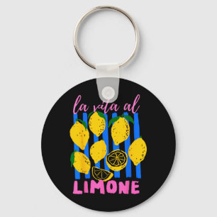 La Vita Al Limone Lustige Italienische Zitrone Obs Schlüsselanhänger