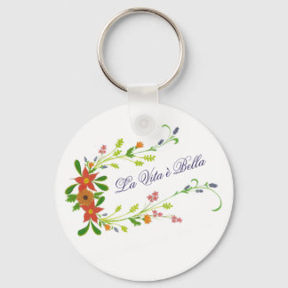 La Vita Bella Wildblume Schlüsselkette Schlüsselanhänger