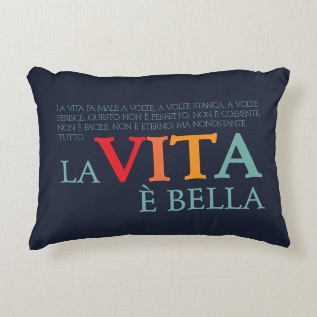 La vita è bella dekokissen (Vorderseite)