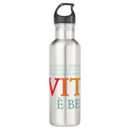 La vita è bella edelstahlflasche