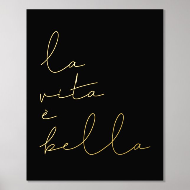 La vita è bella foliendrucke (Vorderseite)