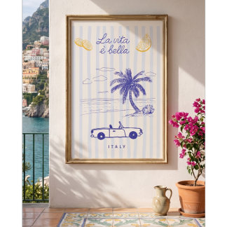 La Vita È Bella Italienisches Poster
