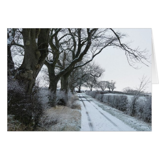 "La voie neigeuse" Northumberland Angleterre (Devant horizontal)