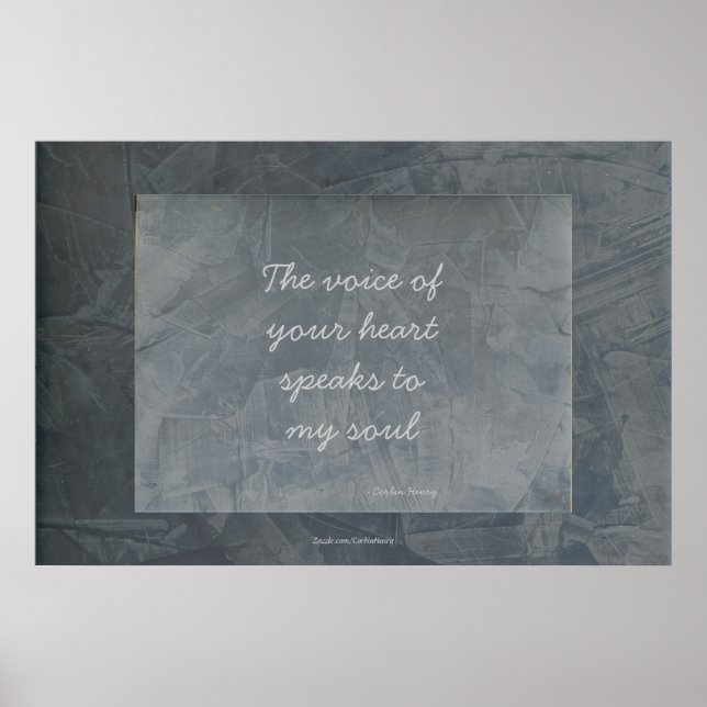 La Voix De Votre Coeur Parle À Mon Âme - Poster (Devant)