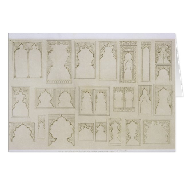 La voûte islamique et maure conçoit pour les (Devant horizontal)