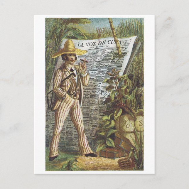 La Voz de Cuba Postkarte (Vorderseite)