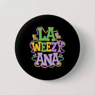 La Weezy Ana Spielerei Louisiana Karte Mit Perlen Button
