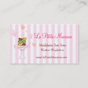 La zierliche Macaron Visitenkarte