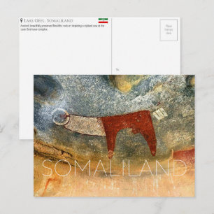Laas Geel, Somaliland Reise-Postkarte Postkarte