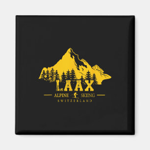 Laax Schweiz Skigebiet Alpen Alpinski Swi Magnet