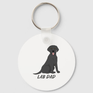 Lab Dad � Stolzer Labrador Retriever Hundebesitzer Schlüsselanhänger