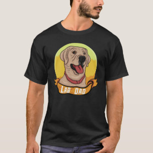 Lab Daddy Labrador Vater Retriever Vatertag Hund O T-Shirt