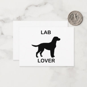 Lab Liebhaber Mitteilungskarte