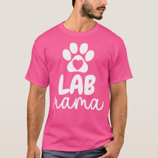 Lab Mama Pfote T-Shirt