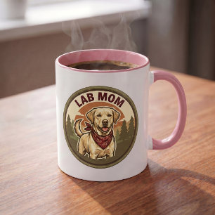 Lab Mom Kaffeetasse Labrador Mom Geschenk Vint