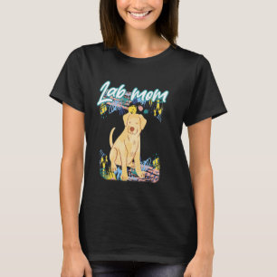 Lab Mom Labrador Retriever Besitzer Haustier Gelbe T-Shirt