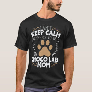 Lab Mom Schokoladen-Labrador Retriever T-Shirt