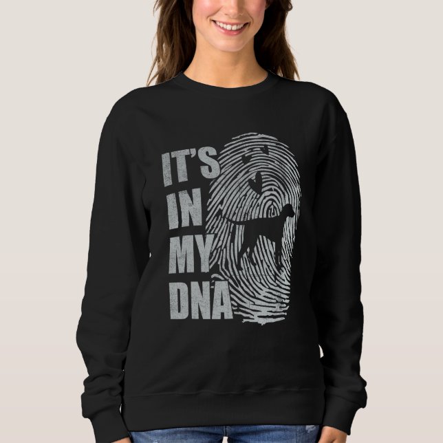Lab Pointer DNA Dog Mom Dad Dog Sweatshirt (Vorderseite)