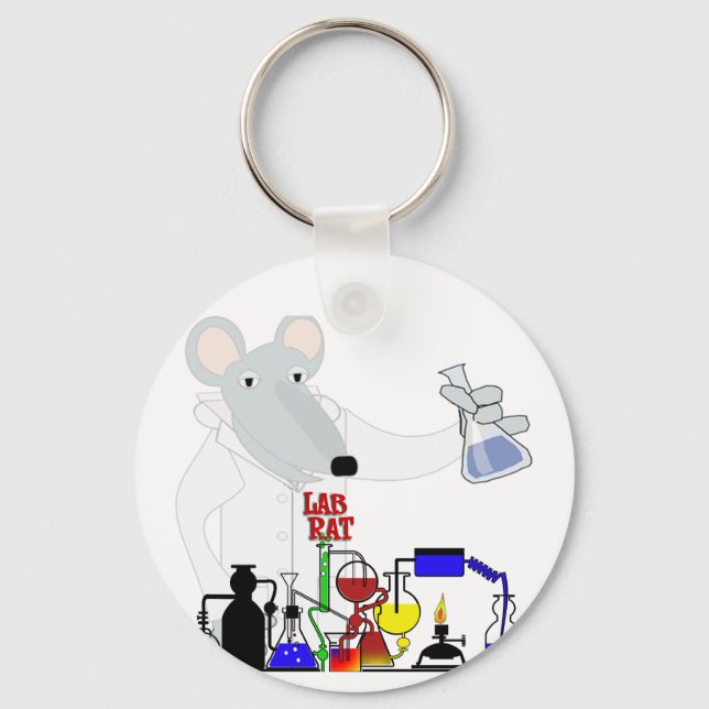 LAB RAT CHEMISTRY SCHLÜSSELANHÄNGER (Vorderseite)