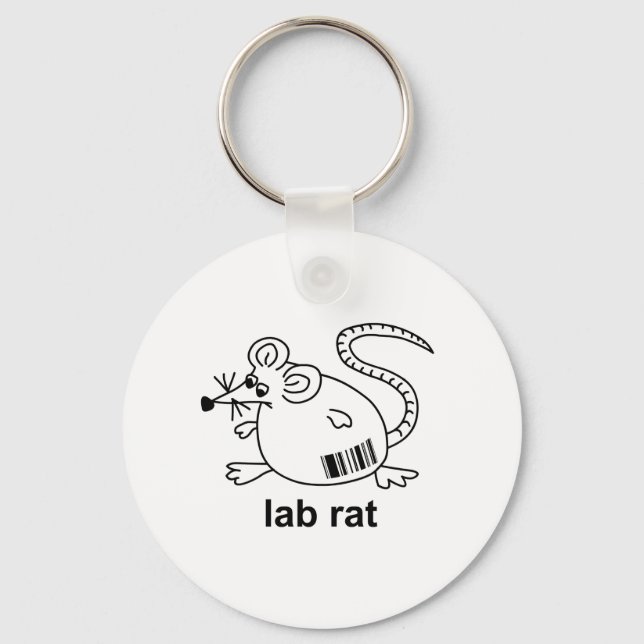 Lab Rat Schlüsselanhänger (Vorderseite)